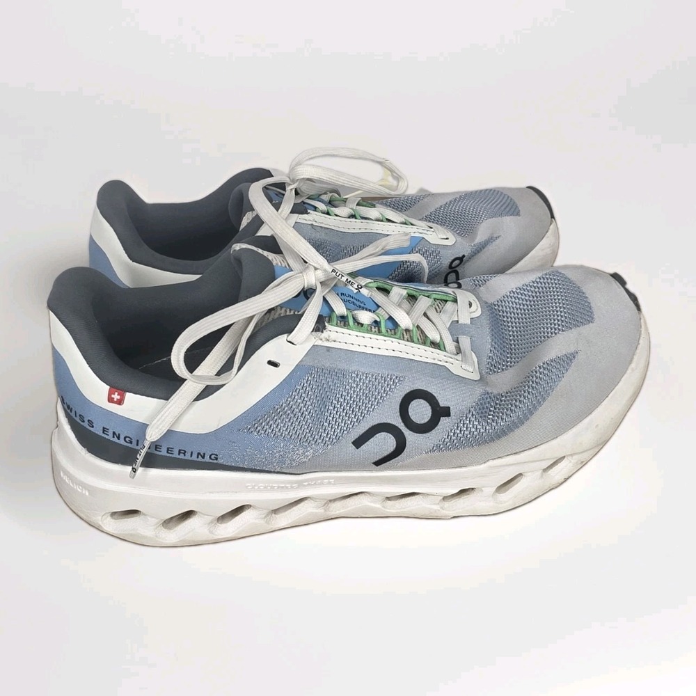 Women On Cloudsurfer Next Niagara/White 7.5 Medium US Running Atheletic Sneaker